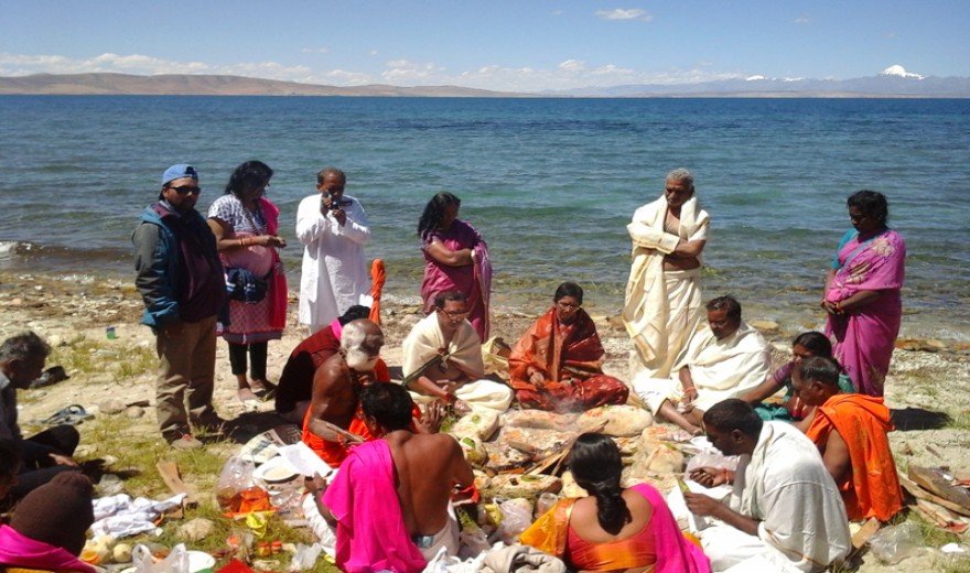 pooja at manasarovar